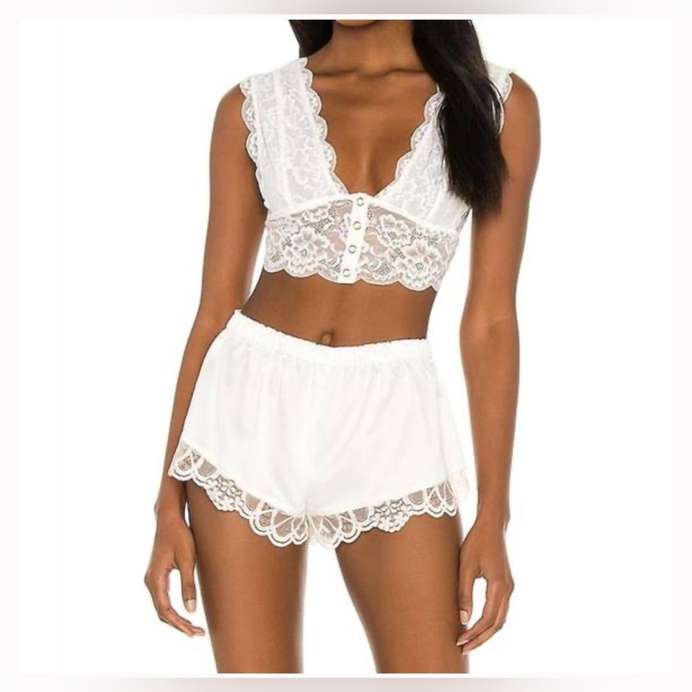 2 Free People Lace Bralettes